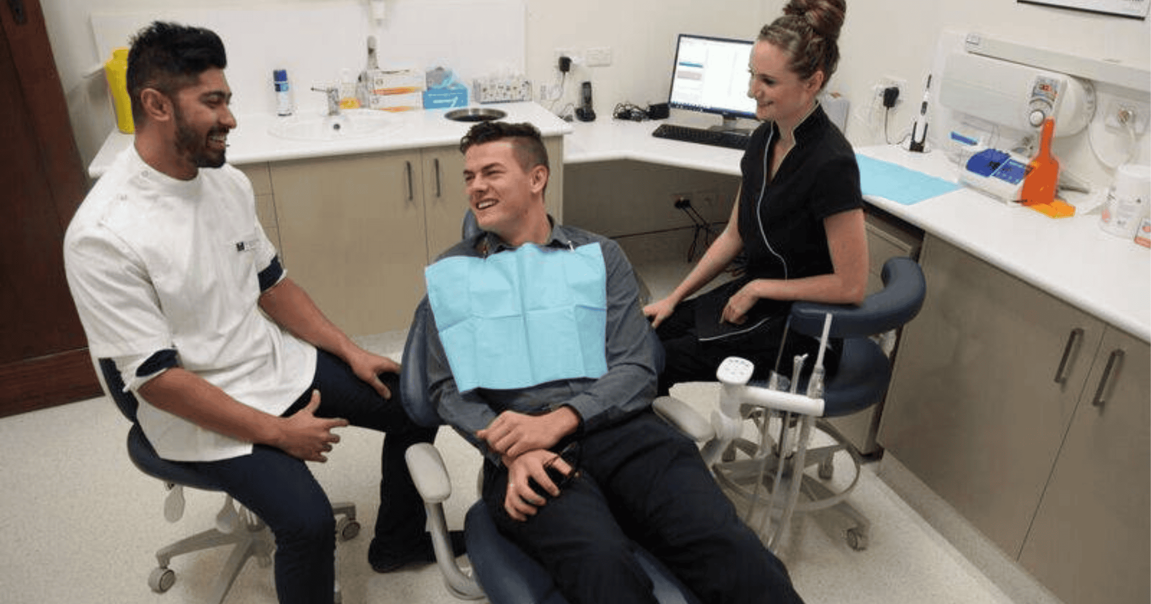 dental check-up Wodonga – patient in dental chair during examination